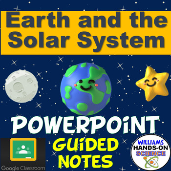 Preview of Seasons PowerPoint Earth Moon Sun Tides Guided Notes MS-ESS1-2 3 Digital Print