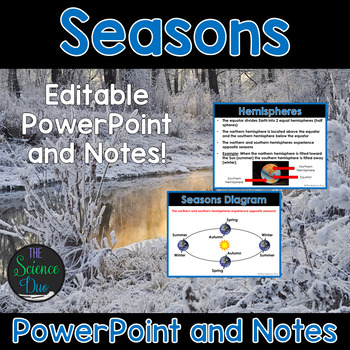 Preview of Seasons - PowerPoint and Notes