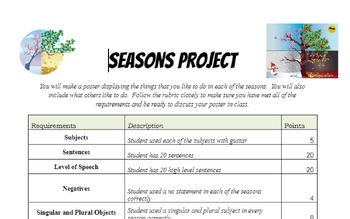 Preview of Seasons Project