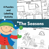 Seasons Label It & Puzzle Parts Activity