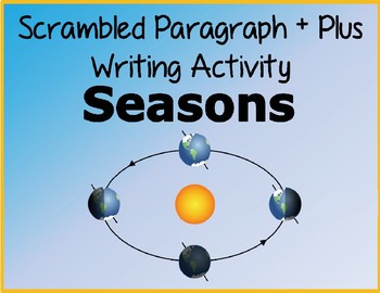 Preview of Seasons Scrambled Paragraph + Plus