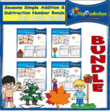 Seasons Simple Addition & Subtraction Number Bonds Workshe