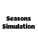 Seasons Simulation & Worksheet