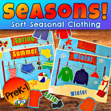 Seasons: Sorting Clothes for Winter, Spring, Summer, Fall