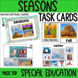 Seasons Task Cards Special Education