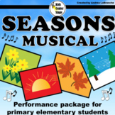 Seasons Themed Musical Performance Script for Elementary Students
