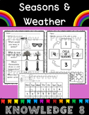 Seasons & Weather Knowledge 8 pairs well with CKLA, Science