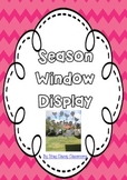 Seasons Window Displays - Printables