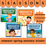 Seasons Worksheet Colouring and more for Kindergarten Students