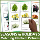 Seasons and Holidays Matching Identical Pictures Activitie