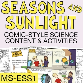 Preview of Seasons and Sunlight: Content, Doodle Notes, and Hands-on  Seasons Activity 
