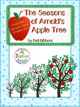 Preview of Seasons of Arnold's Apple Tree Reading and Writing Unit Freebie