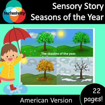 Preview of Seasons of the Year SENSORY STORY - American Version