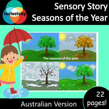 Preview of Seasons of the Year SENSORY STORY - Australian Version