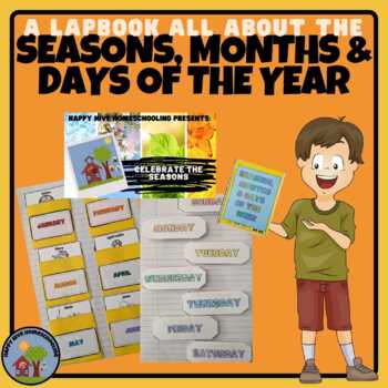 Preview of Seasons of the year with months