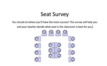 Preview of Seat Survey