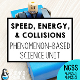 Seatbelts Phenomenon Science Unit | 4th Grade NGSS Labs, W