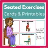 Seated Exercise Activity Cards and Printables