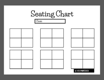 Seating Chart by Holly Phraseology | Teachers Pay Teachers