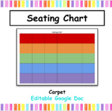 Seating Chart - Carpet - Editable