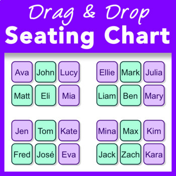 Preview of Seating Chart (Editable PowerPoint and Google Slides Template)