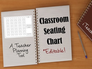 Preview of Classroom Seating Chart- *Editable!* for Any Classroom!
