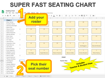 Seating Chart - FASTER than Drag & Drop