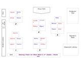 Seating Chart  Groups Template