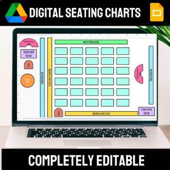 Seating Chart Template Editable Google Slides by The Mix and Match Class