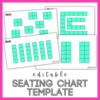 Preview of Seating Chart Templates | EDITABLE