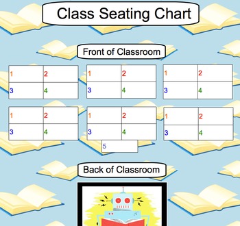 Preview of Seating Chart and Job Chart
