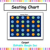 Seating Chart for Carpet - Flex-Space Spot (EDITABLE)