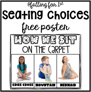 Preview of Seating Choices Poster FREEBIE