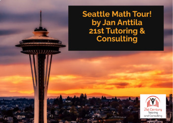 Preview of Seattle Math Tour in Boom Cards!