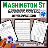 Seattle Sports Grammar Reinforcement pack Print and Go Was