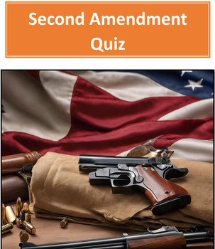Preview of Second Amendment Quiz