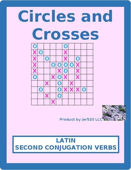 Preview of Second Conjugation Latin Verbs Connect 4 Game