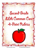 Second Grade 4-Point CCSS Language Arts Rubrics and Record Sheets