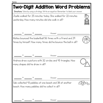 Second Grade Addition And Subtraction Printables || 2-digit Worksheets