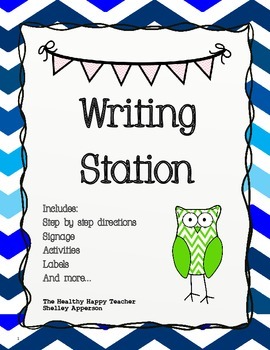 Preview of Second Grade All Inclusive Writing Station, Great for Daily 5 {Common Core}