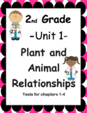 Second Grade, Amplify Science Unit 1, Tests for Chapters 1