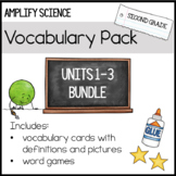 Second Grade: Amplify Science Vocabulary Pack BUNDLE (Units 1-3)