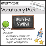 Second Grade: Amplify Science Vocabulary Pack Units 1-3 SPANISH