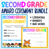 Second Grade Award Ceremony Bundle - Award Ceremony Slides