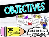 Second Grade B.E.S.T. ELA Objectives - "I Can" Florida B.E