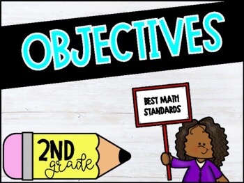 Preview of Second Grade BEST Math Objectives - 2nd Grade "I Can" Statements