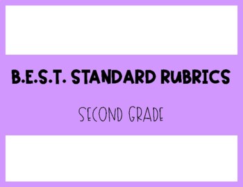 Preview of Second Grade BEST Standard Reading Rubrics