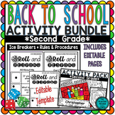 Back to School Activity Pack,  Ice Breakers and Rules Seco