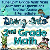 Second Grade Back to School Math Review Printables