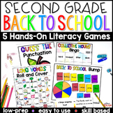 Second Grade Back to School Reading Center Games & Activit